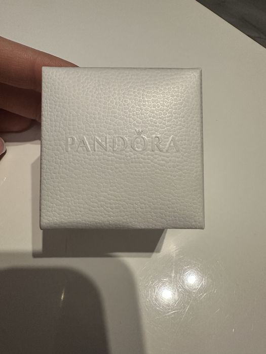 Оригинални дамски обеци Pandora - сърчица, сребърни