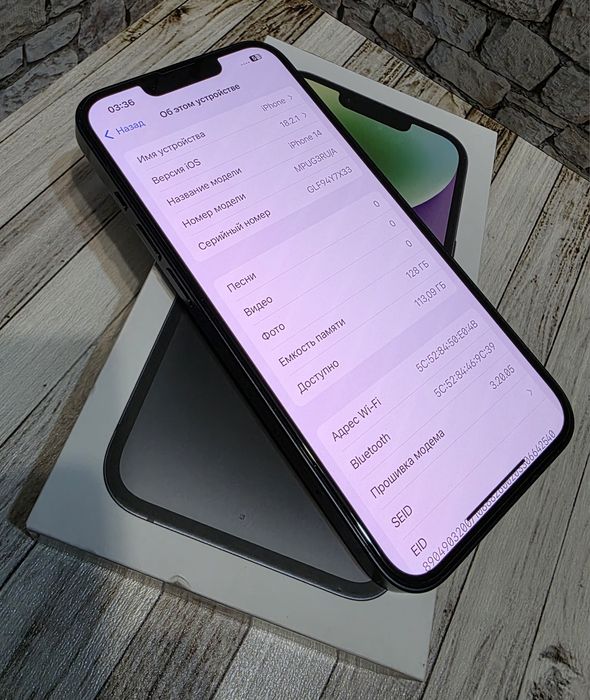 Новенький Iphone 14 128gb