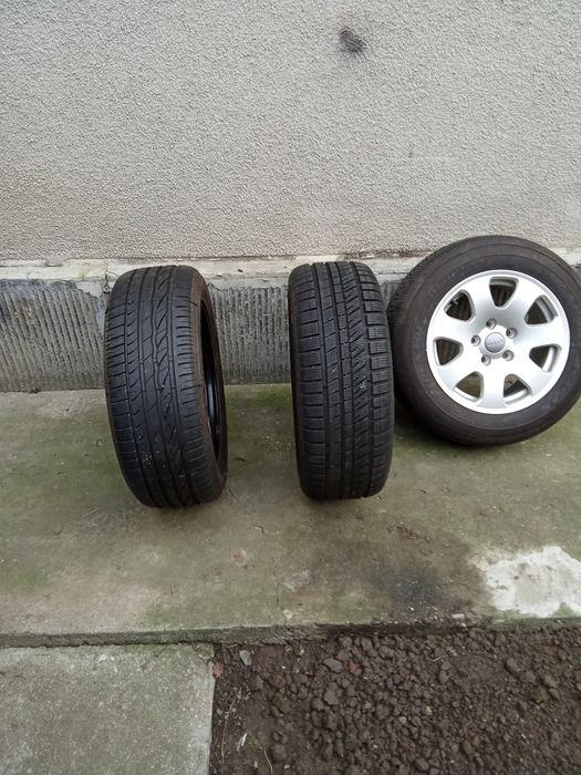 Vând 6 cauciucuri cu jante 100 lei