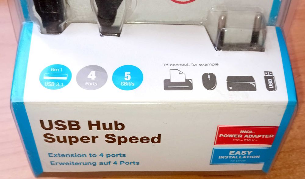 USB 3.0 хъб с 4 порта на Виванко.