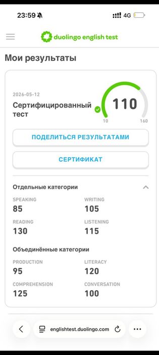 Duolingo/Toefl помощь в сдаче
