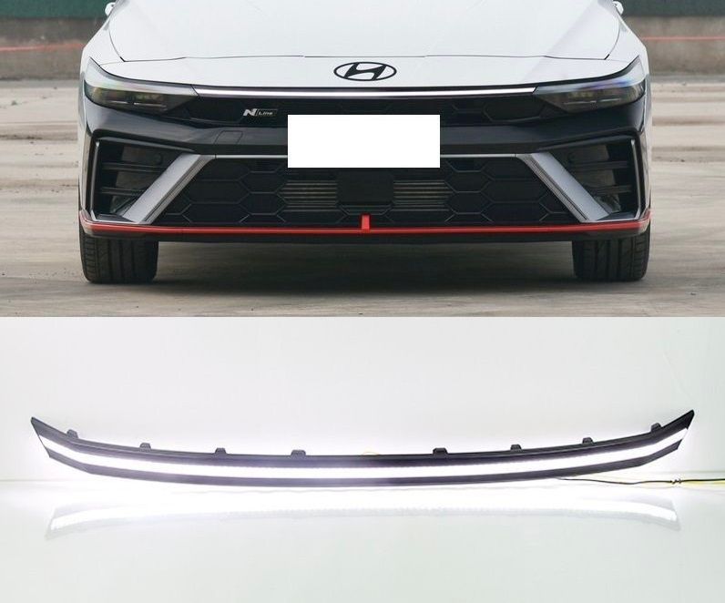 Центральная лампа ДХО (монобровь) Hyundai Elantra CN7 2023+