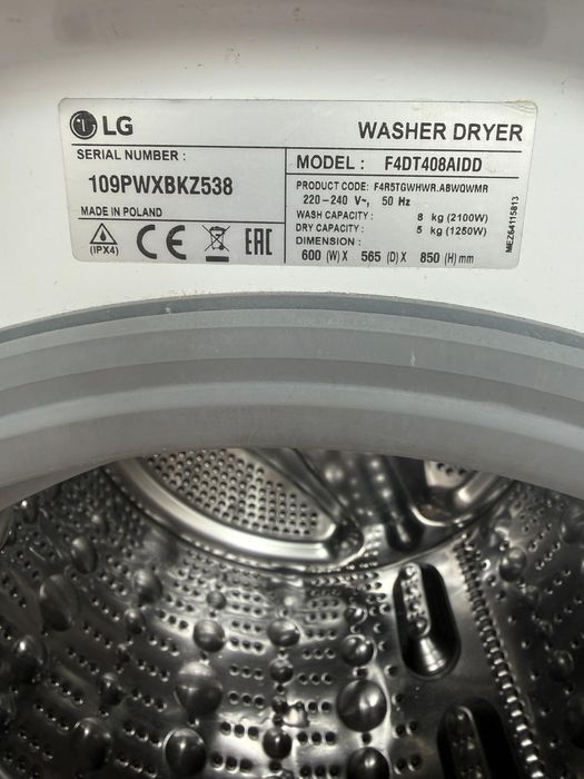 Mașina de spălat automata LG cu uscator