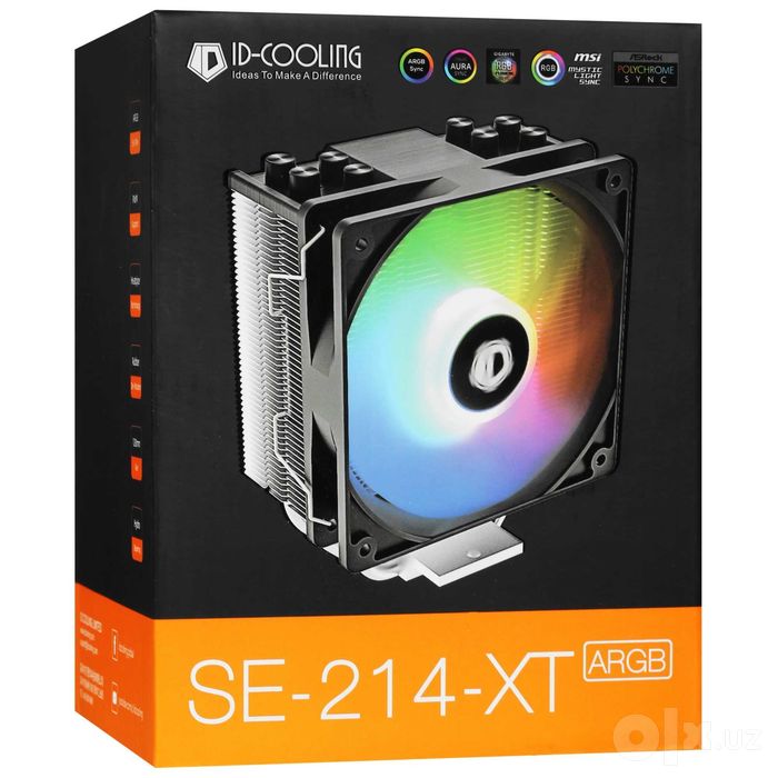 - Кулер для процессора ID Cooling SE-214-XT ARGB