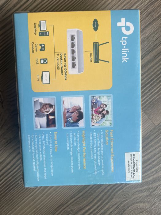 Tp-link Desktop Switch 5 порта НОВ