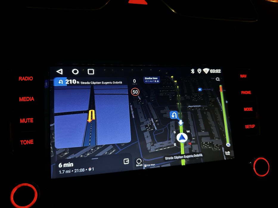 Navigatie cu Carplay/Android Auto Volkswagen Skoda Seat
