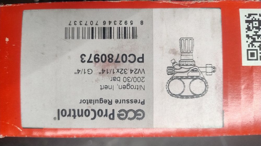 Regulator presiune azot - nou