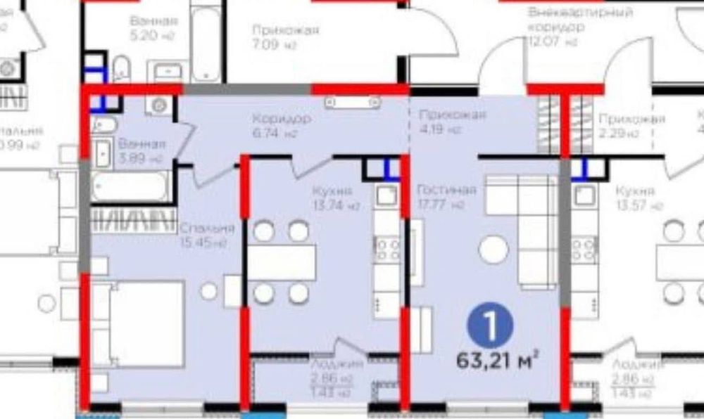 Срочно продается 2х комнатная квартира ЖК NRG Sado