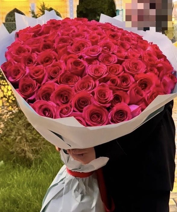 101 Роза свежие метровые