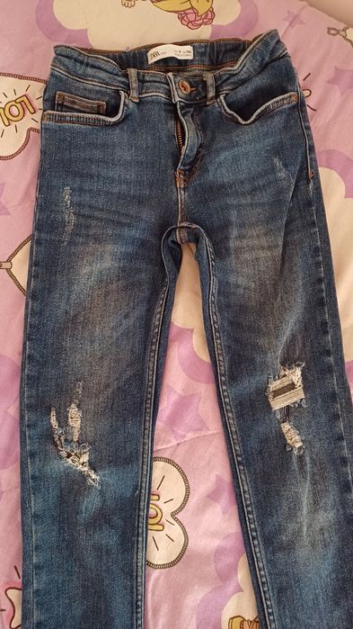 Детски дънки,неразличими от нови,р-р 128,134