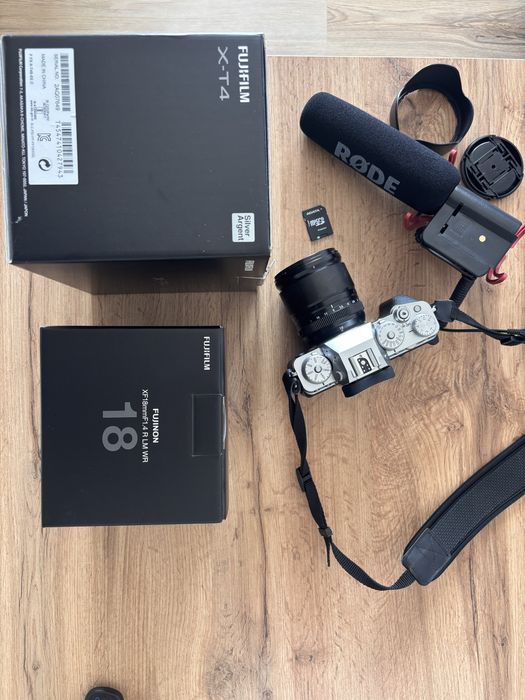 Fujifilm X-T4 silver, Fujifon XF18mm F1.4 LM WR