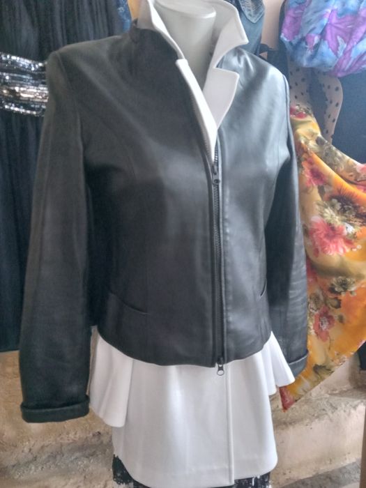 Коженый пиджачёк