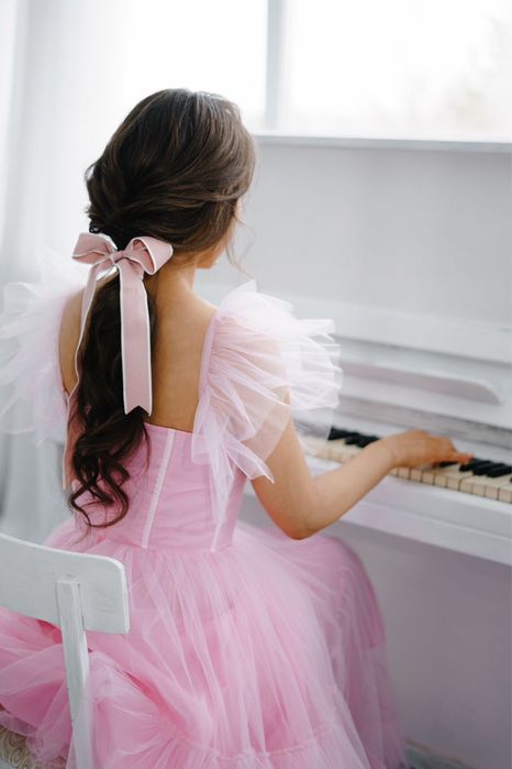 Платье розовое очень красивое