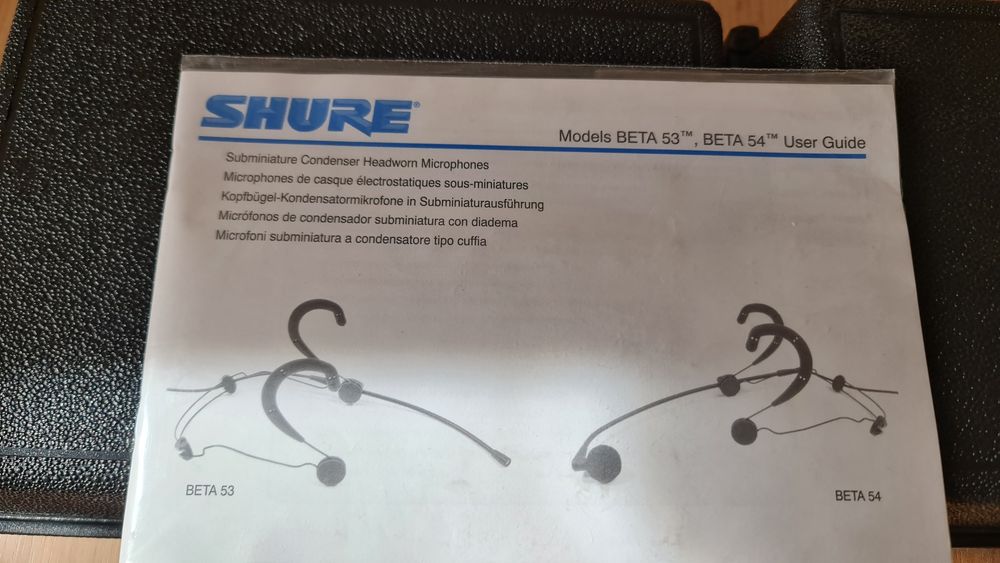 Microfon headset Shure Beta 53, nou in cutie.
