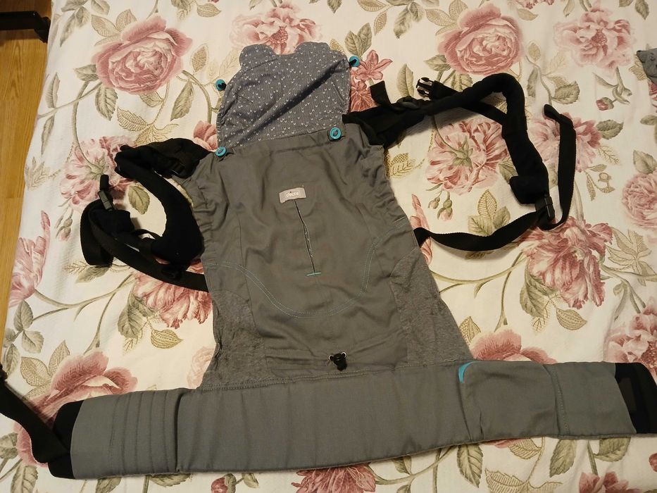 Marsupiu/sistem purtare Chicco Myamaki Fit, Gri, de la 0 luni