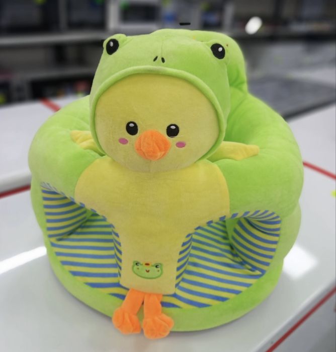 Поддерживающее кресло утенок зеленый, желтый
