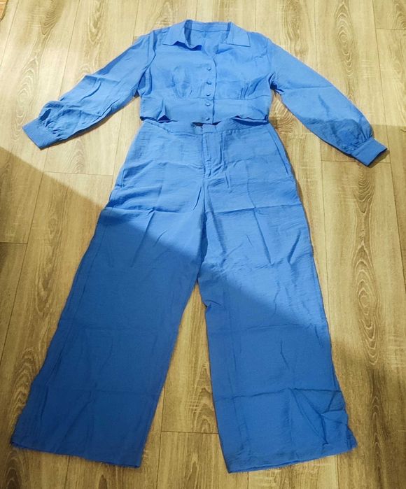 Брючный костюм женский синий Waikiki