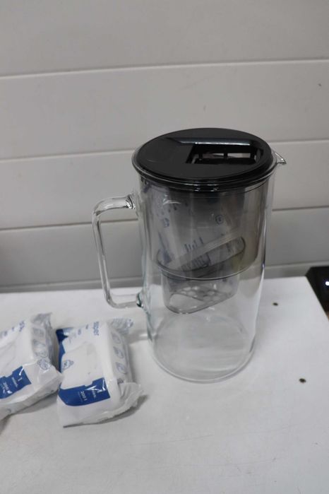 Кана филтърна Wessper D2 BOROSILICATE 3L, 3 филтъра, черна
