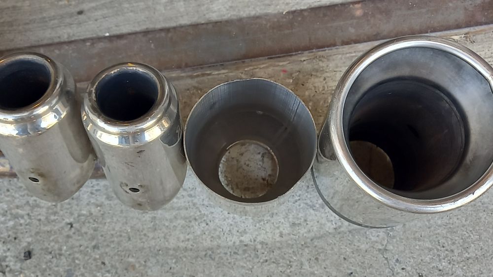 Накрайник за аспух заглушител от нераждаема стомана 3те за 80лв