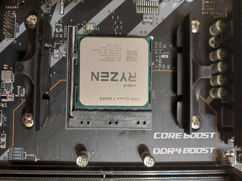 AMD Ryzen 7 5800X + MSI X570A Pro