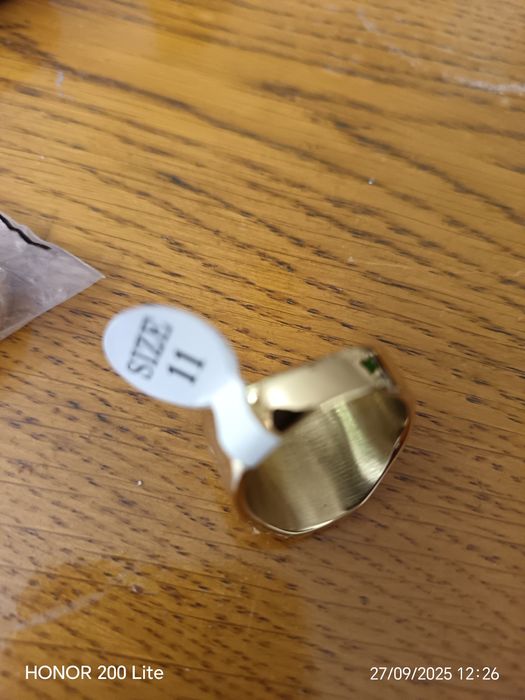 Мъжки пръстен позлатен