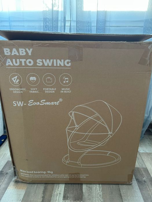 Leagăn automat bebeluș