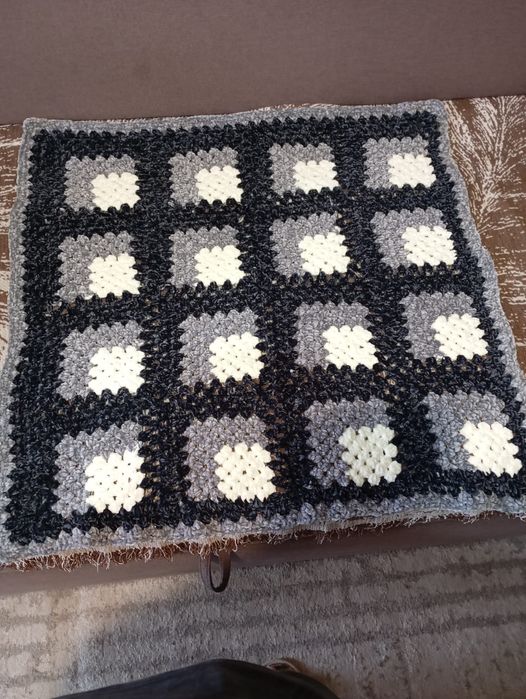 Детский пледик вязаный