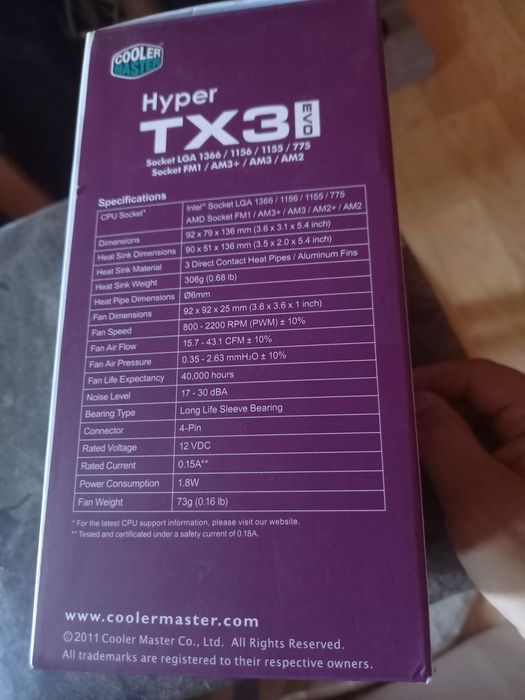 Ventilator pc TX3 EVO