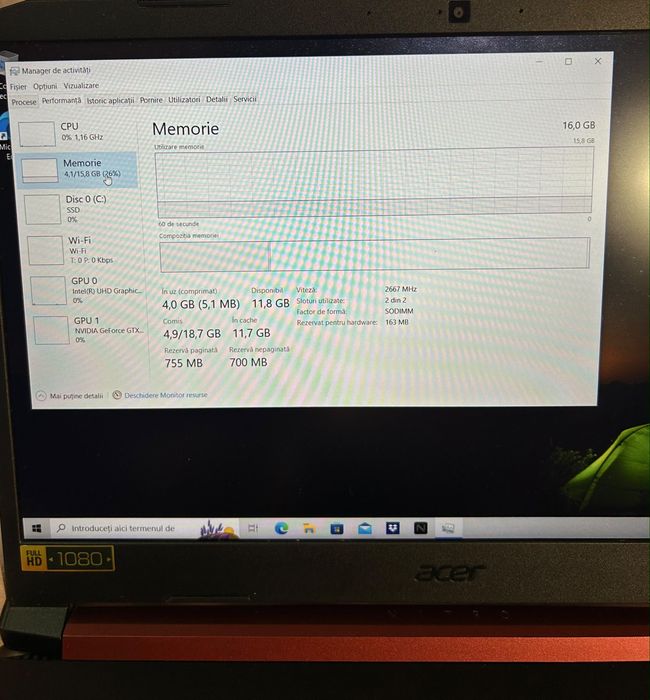 • Laptop Gaming • Acer Nitro 5 •