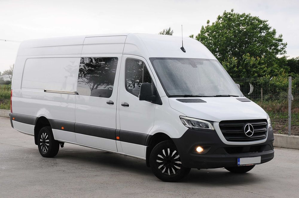 MERCEDES Sprinter 317 M1 8+1 locuri+pat dormit 2023 2.0CDi 170 CP E6 CutieAut Clima LED Camera, inmatriculat stare impecabila