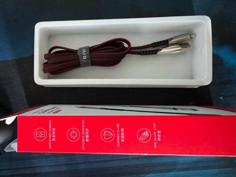 Кабел DIVI Surfboard – Micro USB, Бързо Зареждане, Удароустойчив