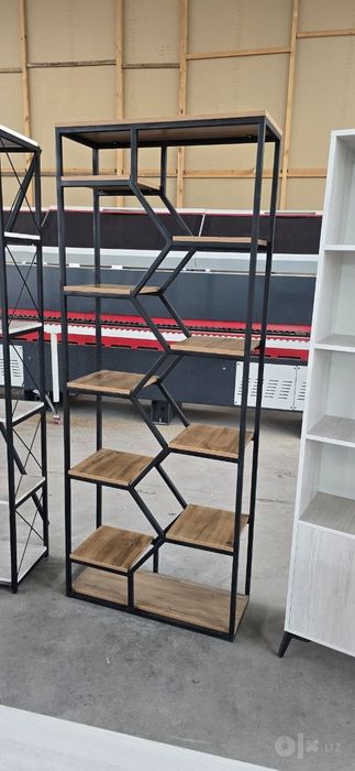 Loft stellaj / Kitob javoni va polkalari