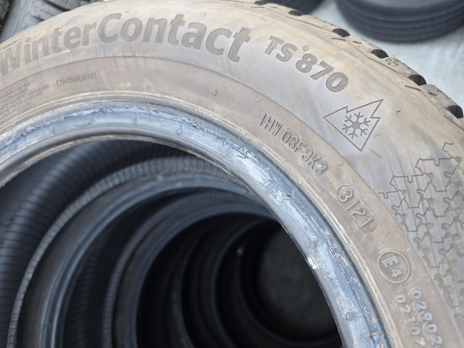 2бр Като нови зимни гуми 185 60 14 - Continental