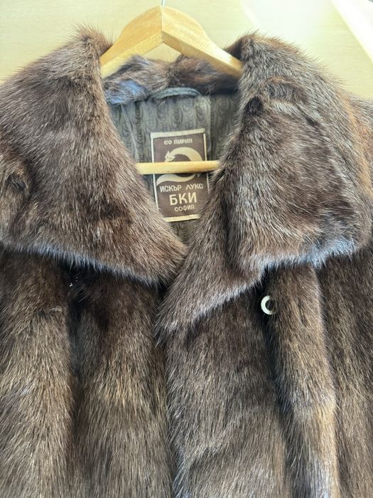 Палто от истинска кожа