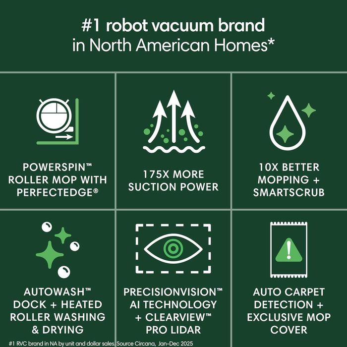 Робот прахосмукачка iRobot Roomba Max 705 Combo с AutoWash Dock - НОВА
