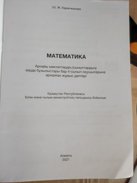 Учебники для особенных  детей в школе 4 класс