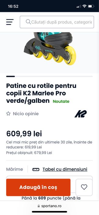 Patine cu rotile pentru copii K2 Marlee Pro