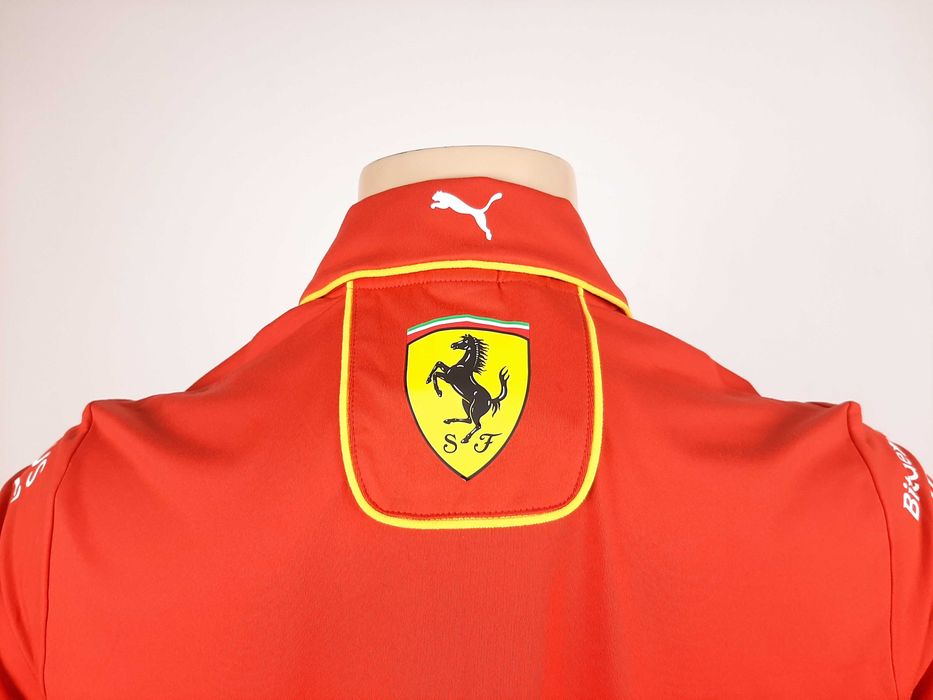 Puma Scuderia Ferrari F1 Team Pro - Оригинална мъжка тениска с яка
