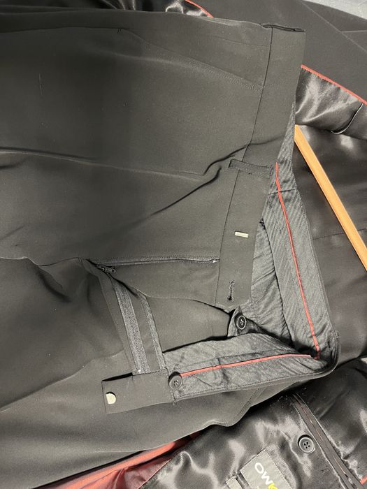 Costum negru 48, masculin (65-80kg & 165-180cm)