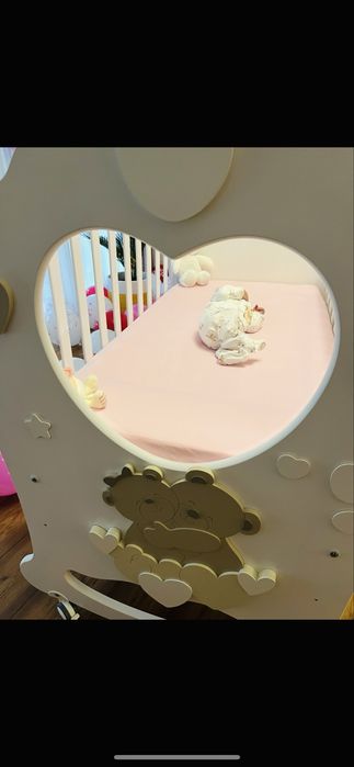 Patut bebelus lemn - NOU