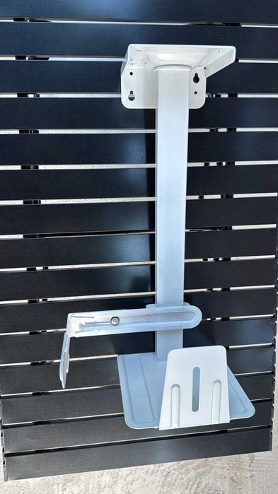 Suport PC StableDesk Reglabil pentru Birou – Montaj Sub Blat – Alb