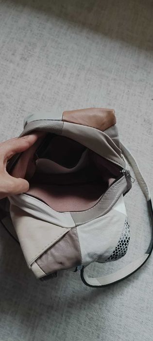 Rucsac/geanta de piele naturala