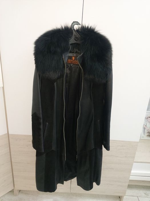 Комбенированое пальто