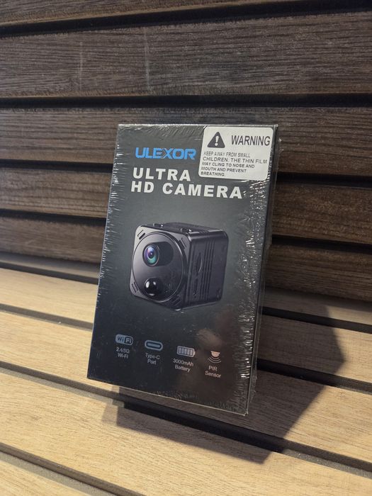 Cameră ascunsă mini spion 4K wireles  2.4G/5G WiFi  vedere nocturnă detectare mișcare prin AI  stocare în cloud și SD autonomie lungă