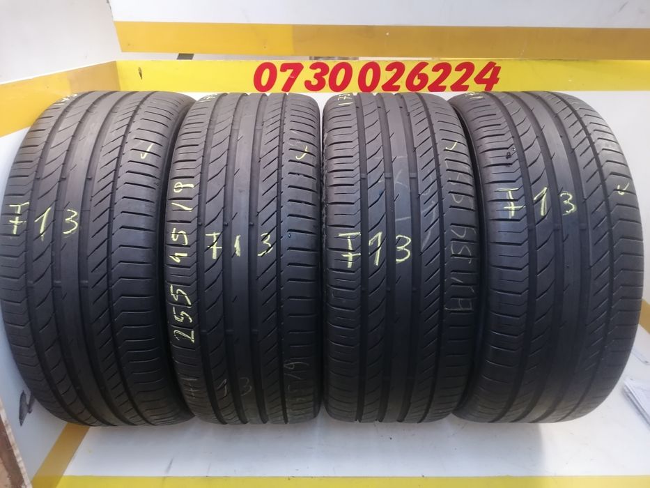 255/45/19. 4* Continental vara 100v dot 0818     6,80mm
