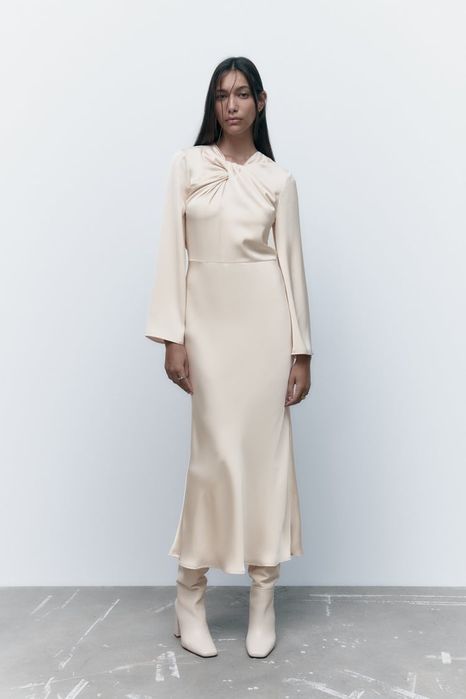 Rochie satinata Zara limited edition
