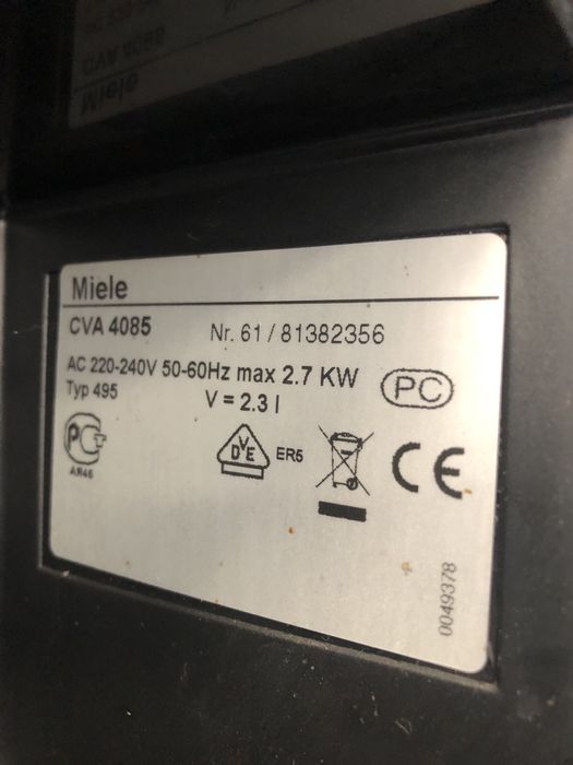 Кафемашина Miele CVA4085 за вграждане