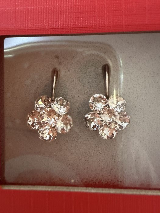 Cetcei superbi din argint cu pietre swarovski