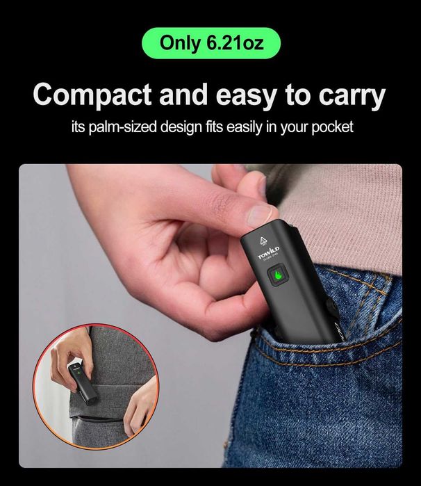 Фар за велосипед TOWILD CL1200 1200lm USB-C ПРОМО