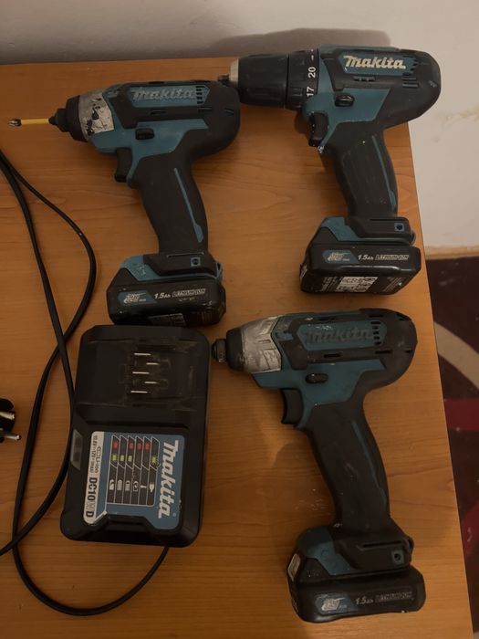 Makita set complet 12V bateri si acumulator